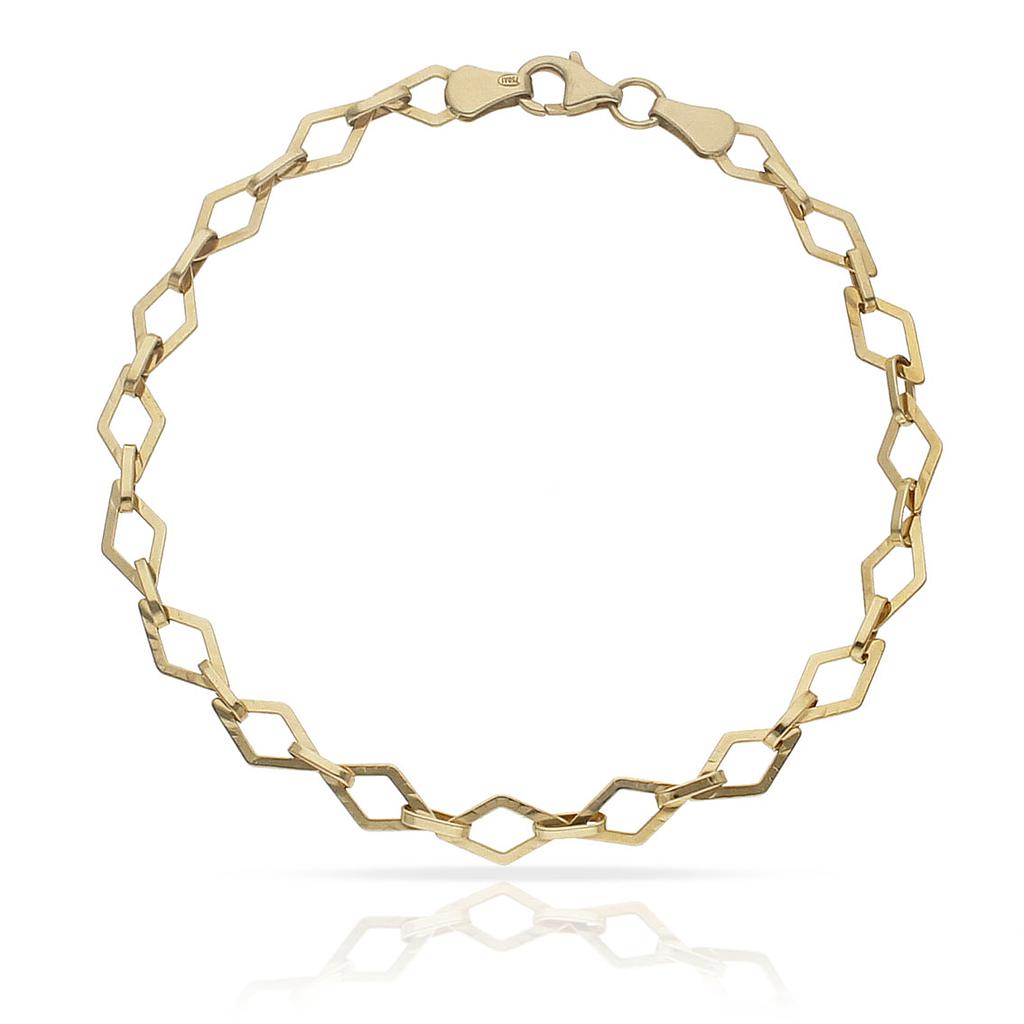 PULSERA ORO 18KL TROQUELADA - Peso: 3.85 gr 