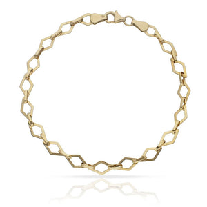 PULSERA ORO 18KL TROQUELADA - Peso: 3.85 gr 