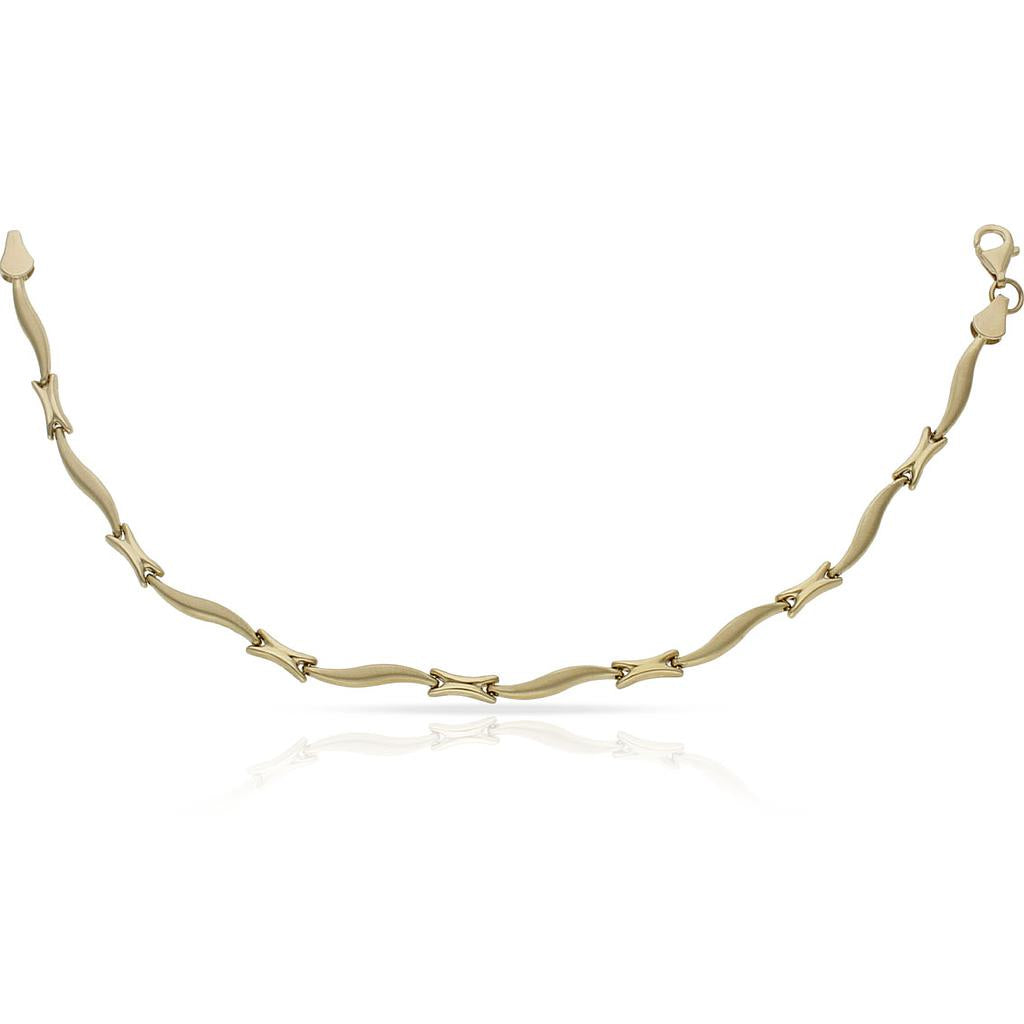 PULSERA ORO 18KL TROQUELADA - Peso: 4.10 gr 