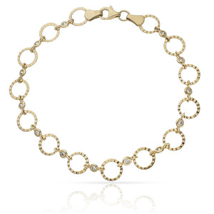 PULSERA ORO 18KL TROQUELADA - Peso: 4.10 gr 