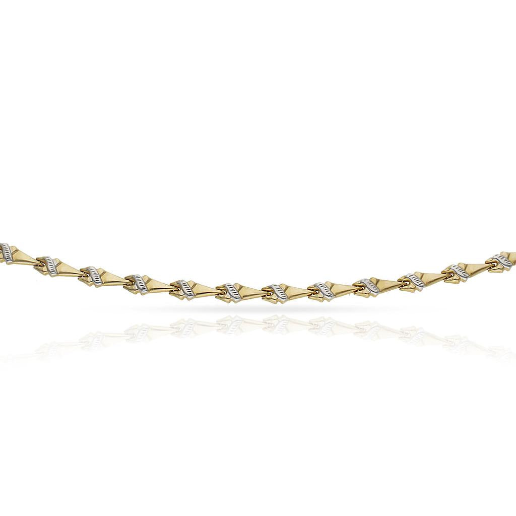 PULSERA ORO 18KL TROQUELADA - Peso: 4.80 gr 