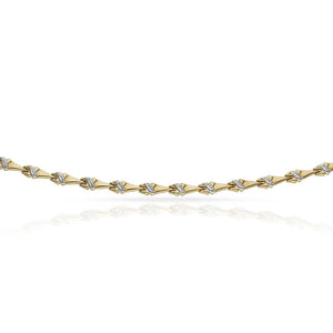 PULSERA ORO 18KL TROQUELADA - Peso: 4.80 gr 