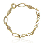 PULSERA ORO 18KL TROQUELADA - Peso: 5.55 gr 