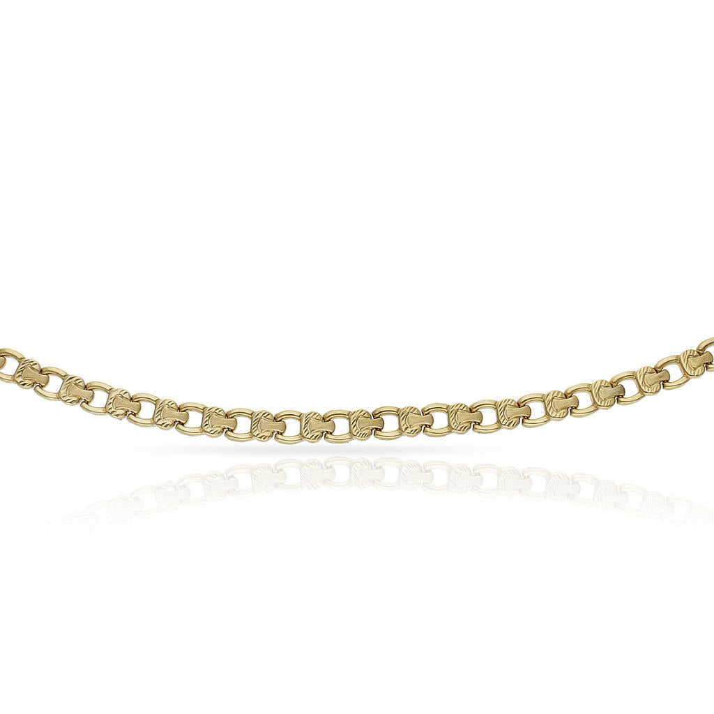 PULSERA ORO 18KL TROQUELADA - Peso: 5.85 gr 