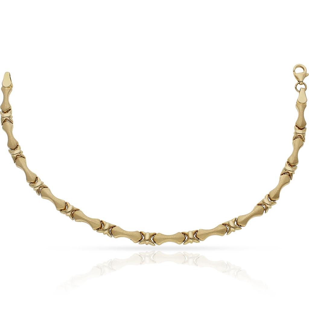 PULSERA ORO 18KL TROQUELADA - Peso: 5.90 gr 