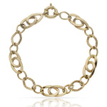 PULSERA ORO 18KL TROQUELADA - Peso: 5.95 gr 