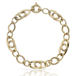 PULSERA ORO 18KL TROQUELADA - Peso: 6.05 gr 
