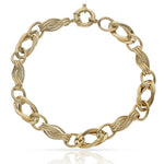 PULSERA ORO 18KL TROQUELADA - Peso: 6.85 gr 