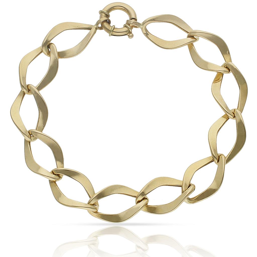 PULSERA ORO 18KL TROQUELADA - Peso: 6.90 gr 