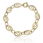 PULSERA ORO 18KL TROQUELADAS - Peso: 5.85 gr 