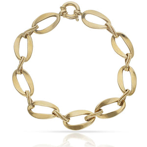 PULSERA ORO 18KL TROQUELADAS - Peso: 7.60 gr 