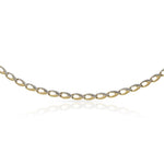 PULSERA ORO BICOLOR TROQUELADA - Peso: 5.20 gr 