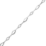 PULSERA ORO BLANCO 18KL CIRCONITAS - Peso: 6.80 gr 