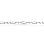PULSERA ORO BLANCO 18KL CIRCONITAS - Peso: 7.00 gr 