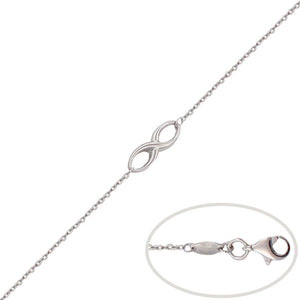 PULSERA ORO BLANCO 18KL INFINITO