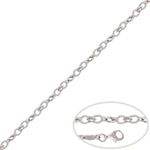 PULSERA ORO BLANCO 18KL INFINITOS - Peso: 2.75 gr 