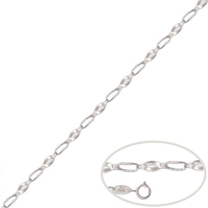 PULSERA ORO BLANCO 18KL  - Peso: 1.50 gr 