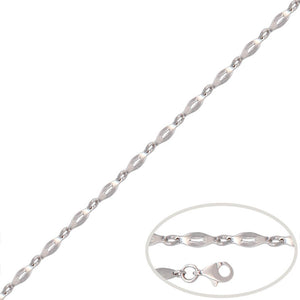 PULSERA ORO BLANCO 18KL - Peso: 2.45 gr 