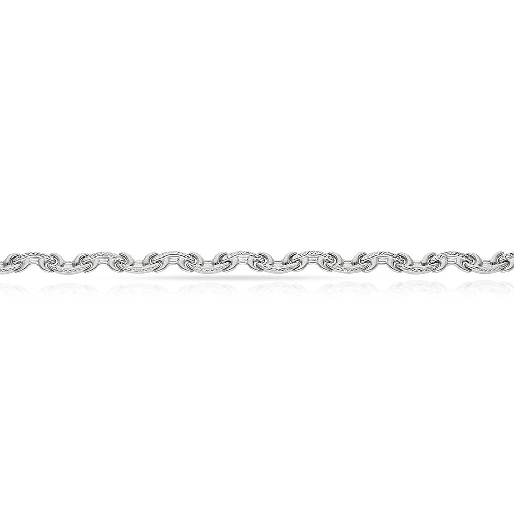 PULSERA ORO BLANCO 18KL - Peso: 5.60 gr 