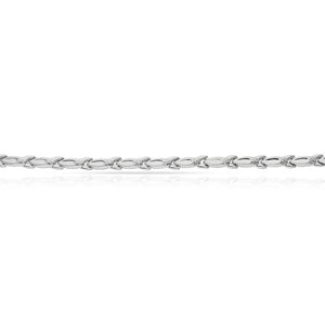PULSERA ORO BLANCO 18KL - Peso: 5.60 gr 