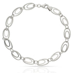 PULSERA ORO BLANCO 18KL - Peso: 5.85 gr 
