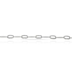 PULSERA ORO BLANCO 18KL - Peso: 6.00 gr 