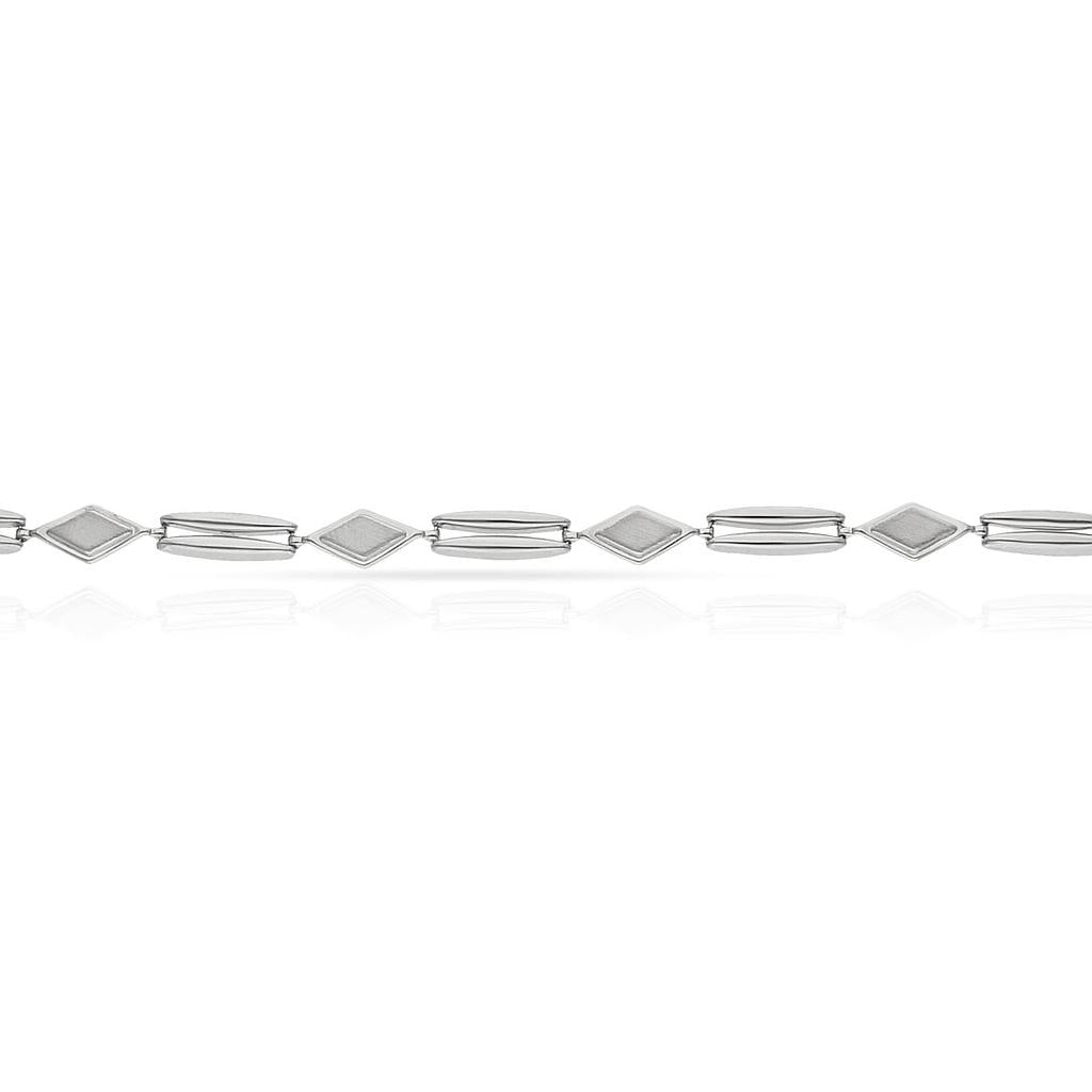 PULSERA ORO BLANCO 18KL - Peso: 6.35 gr 