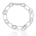 PULSERA ORO BLANCO 18KL - Peso: 6.60 gr 