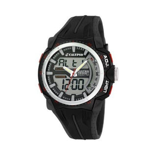 Reloj Calypso by Lotus Anadigi K5539/1 Crono/Alarm/Luz/WR100m