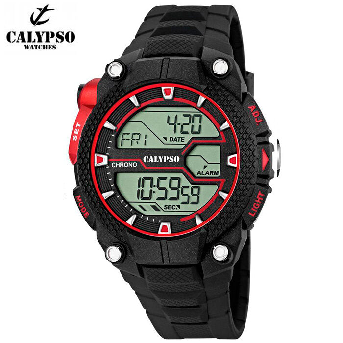Reloj Calypso K5605/3 Crono/ Alarma/ Luz/ Sumergible