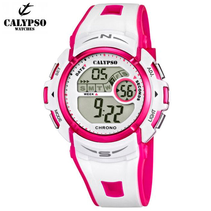 Reloj Calypso K5610/3 Crono/ Alarma/ Luz/ Sumergible