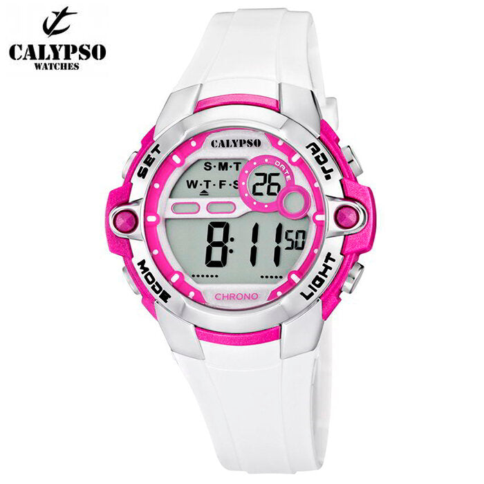 Reloj Calypso K5617/2 Crono/ Alarma/ Luz/ Sumergible
