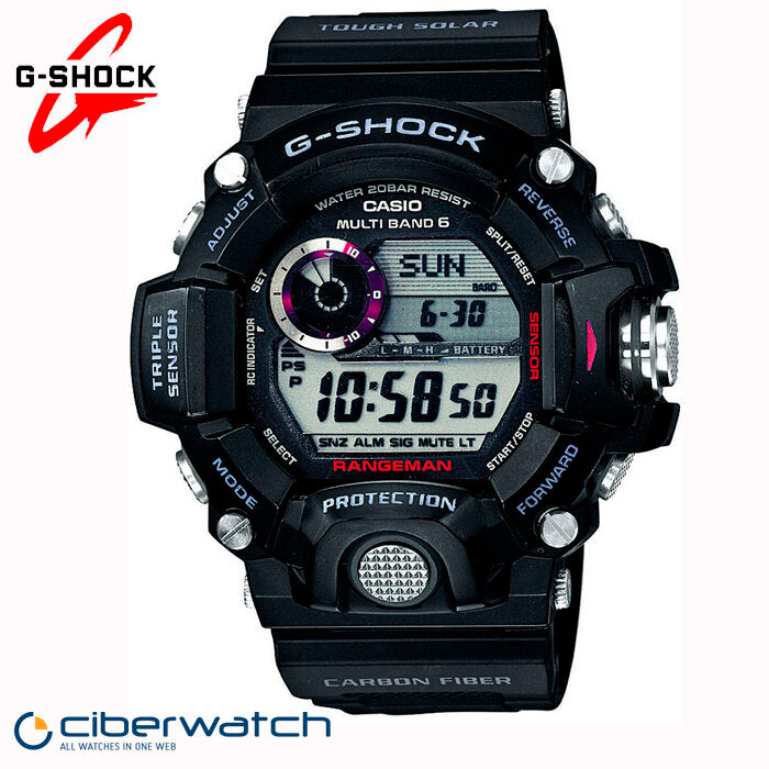 Reloj Casio G-Shock Rangeman GW-9400-1ER Solar/Radiocontrolado
