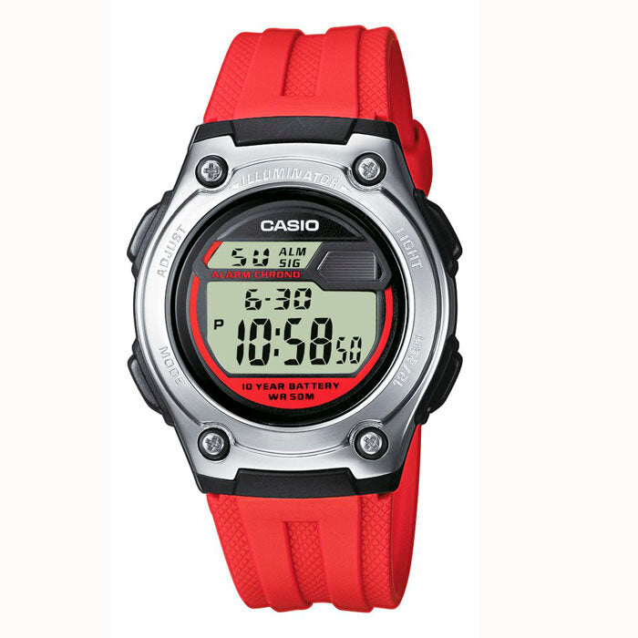 Reloj Casio para Niño W-211-4AVES Batería 10 años