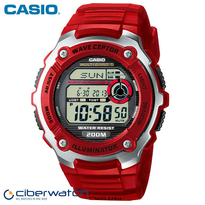 Reloj Casio Radiocontrolado WV-200E-4AVEF Sumergible 200m
