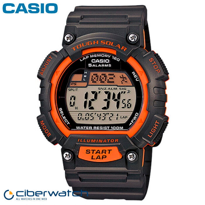 Reloj Casio Solar/5 Alarmas STL-S100H-4AVEF Sumergible