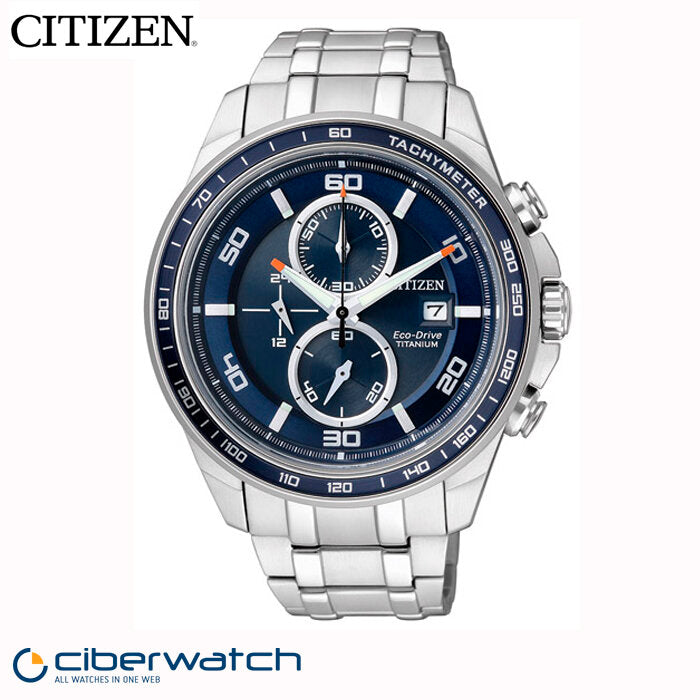 Reloj Citizen Crono Eco Drive Super Titanium CA0345-51L
