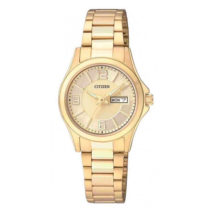 Reloj Citizen Dorado Mujer EQ0593-51P