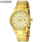 Reloj Citizen Dorado para Hombre BI1022-51P