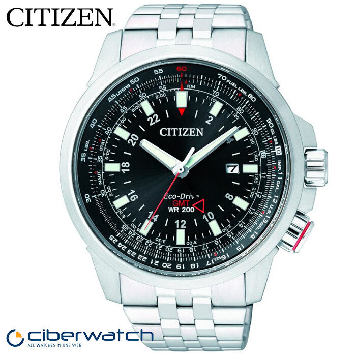 Reloj Citizen Eco Drive Promaster Sky GMT BJ7070-57E Sumergible