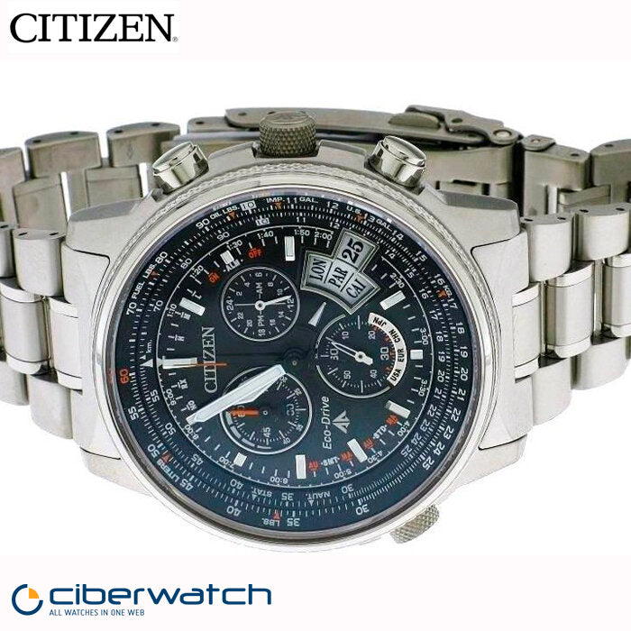 Reloj Citizen The Pilot Titanio Radiocontrolado BY0081-54E