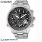 Reloj Citizen The Pilot Titanio Radiocontrolado BY0081-54E