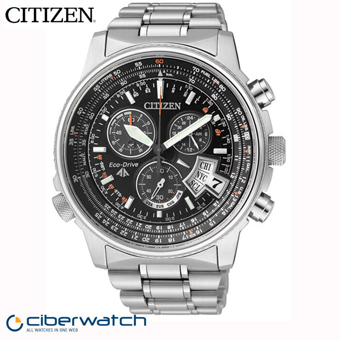 Reloj Citizen The Pilot Titanio Radiocontrolado BY0081-54E