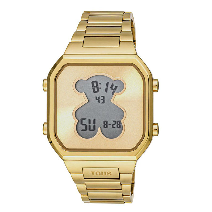 Reloj digital Tous D-Bear dorado 3000134300