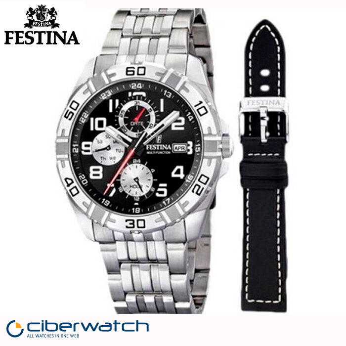 Reloj Festina Box Multifunción F16494/2 Sumergible 100m + Correa