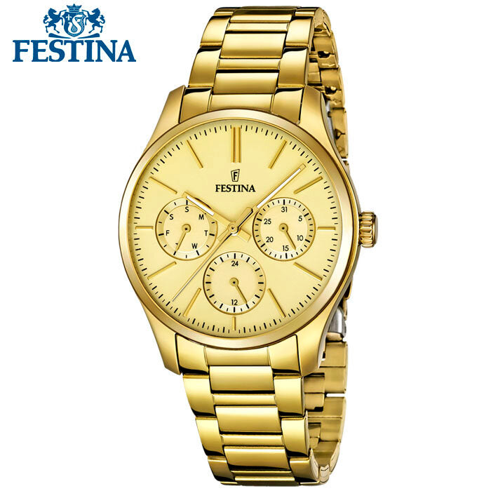 Reloj Festina Boyfriend Dorado F16815/2 Sumergible