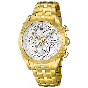 Reloj Festina Crono Dorado F16656/1 Sumergible