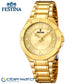 Reloj Festina Dorado F16727/1 Sumergible