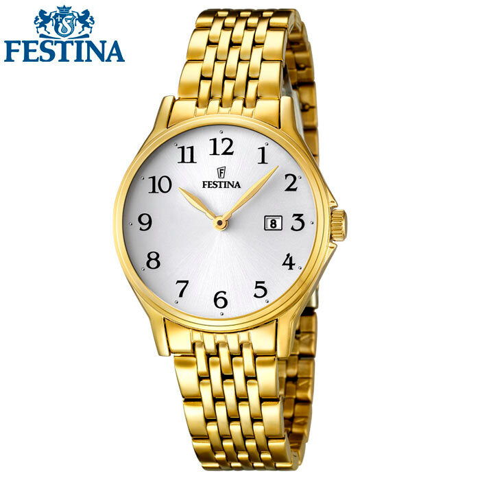 Reloj Festina Dorado para Mujer F16749/1 Sumergible