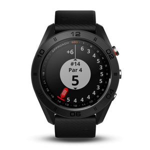 Reloj Garmin Approach S60 Negro Correa de Silicona Negra